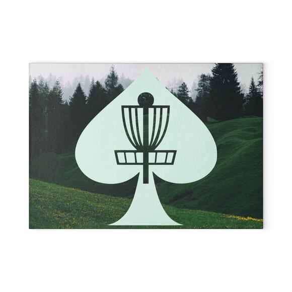 Disc Golf Aces Glass Cutting Board Discgolf Discgolfer Gift - Picture 7 of 10